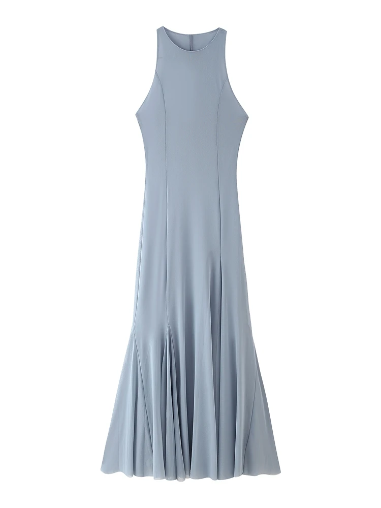 OUROPEAN ZTATION 2025 Summer New Woman's Streetwear Sleeveless Dress Midi Skirt Party Woman Dresses Wave Cut zipper Top Ruffles
OUROPEAN ZTATION 2025 Summer New Woman's Streetwear Sleeveless Dress Midi Skirt Party Woman Dresses Wave Cut zipper Top Ruffles