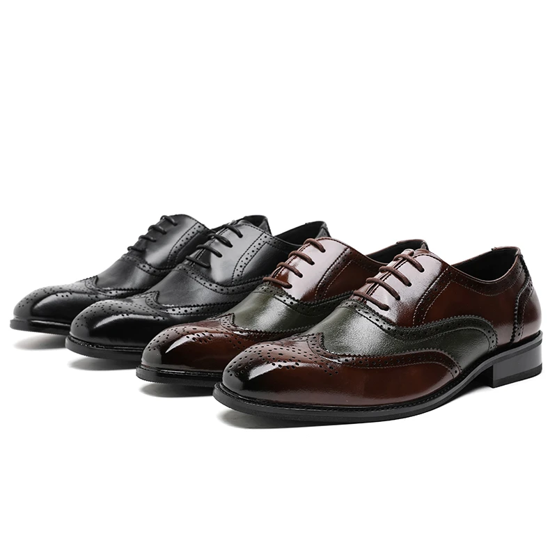 Large Size 38-48 New Style Brogue Low Top Leather Shoes Men Casual Lace Business Office Leather Shoes Wedding Banquet Shoes
Large Size 38-48 New Style Brogue Low Top Leather Shoes Men Casual Lace Business Office Leather Shoes Wedding Banquet Shoes