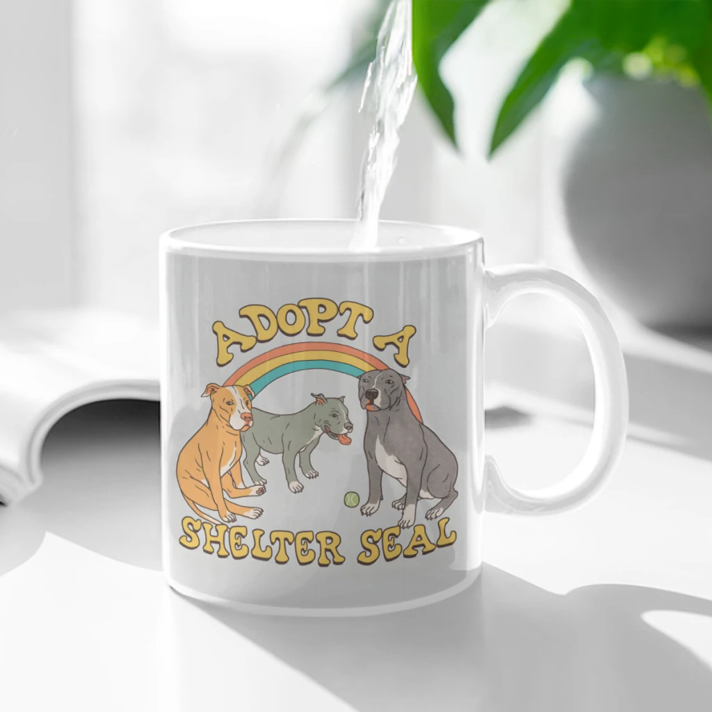 Adopt A Shelter Seal Ceramic Cup Coffee Oatmeal Breakfast Cup Creative Personality Mug
Adopt A Shelter Seal Ceramic Cup Coffee Oatmeal Breakfast Cup Creative Personality Mug