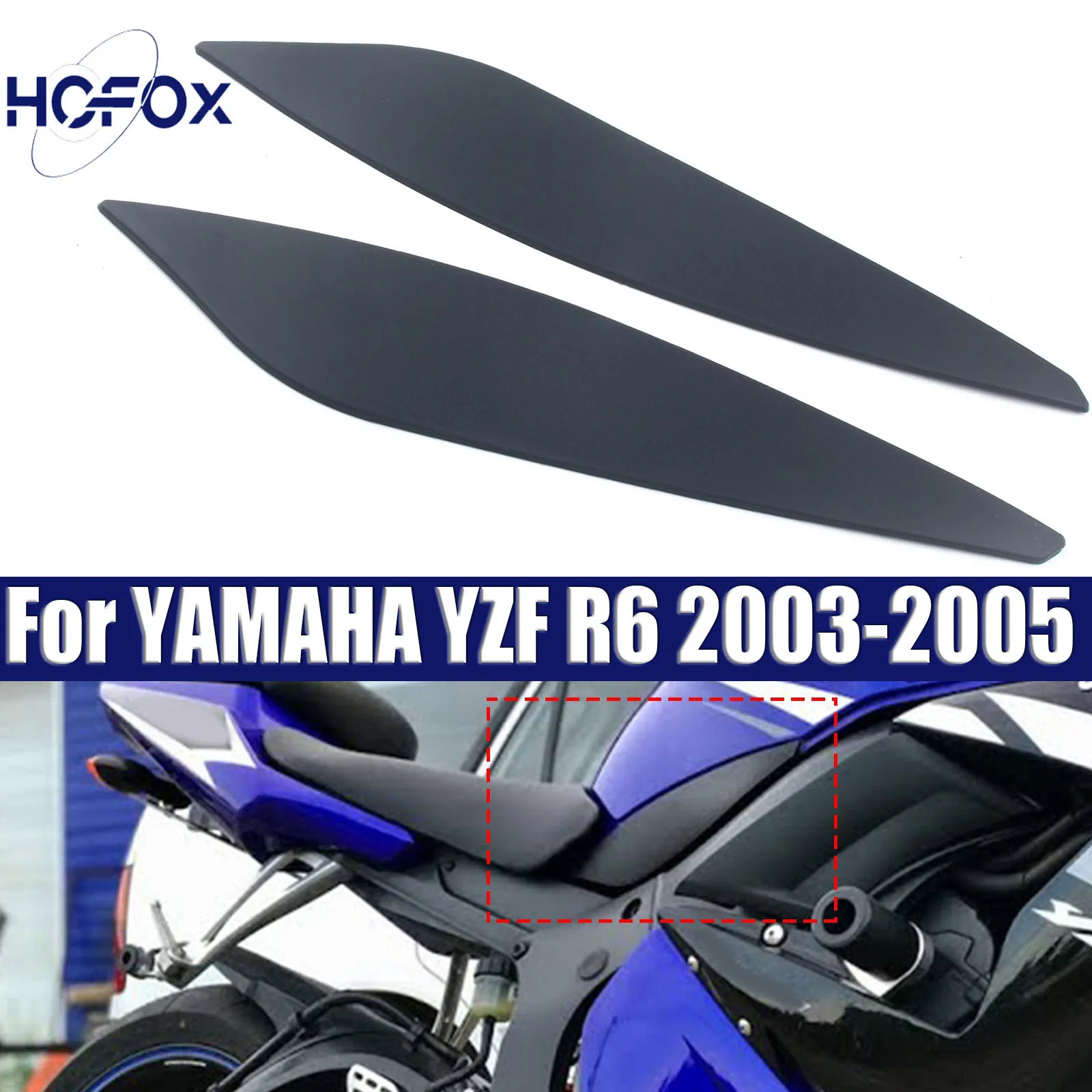 Motorcycle ABS Black Plastic Gas Tank Side Trim Cover Guard Fairing Decoration For YAMAHA YZF R6 2003-2005 R6S 2006-2009
Motorcycle ABS Black Plastic Gas Tank Side Trim Cover Guard Fairing Decoration For YAMAHA YZF R6 2003-2005 R6S 2006-2009