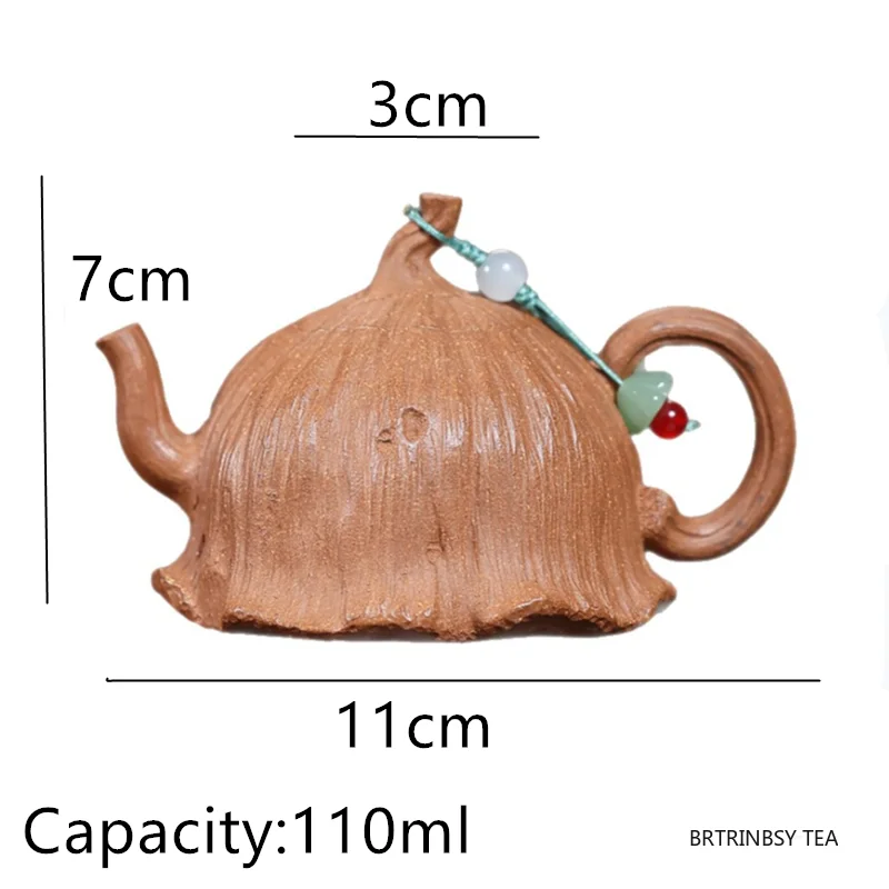 110ml Tradition Yixing Purple Clay Teapots Handmade Lotus Shape Tea Pot Beauty Tea Infuser Kettle Chinese Raw Ore Zisha Tea Set
110ml Tradition Yixing Purple Clay Teapots Handmade Lotus Shape Tea Pot Beauty Tea Infuser Kettle Chinese Raw Ore Zisha Tea Set