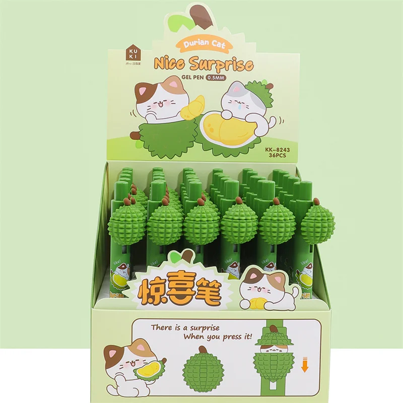 24 шт./лот Kawaii Durian Press гелевая ручка милые 0,5 мм черные чернила ручки для подписи канцелярские принадлежности подарок школьные письменные принадлежности
24 шт./лот Kawaii Durian Press гелевая ручка милые 0,5 мм черные чернила ручки для подписи канцелярские принадлежности подарок школьные письменные принадлежности
