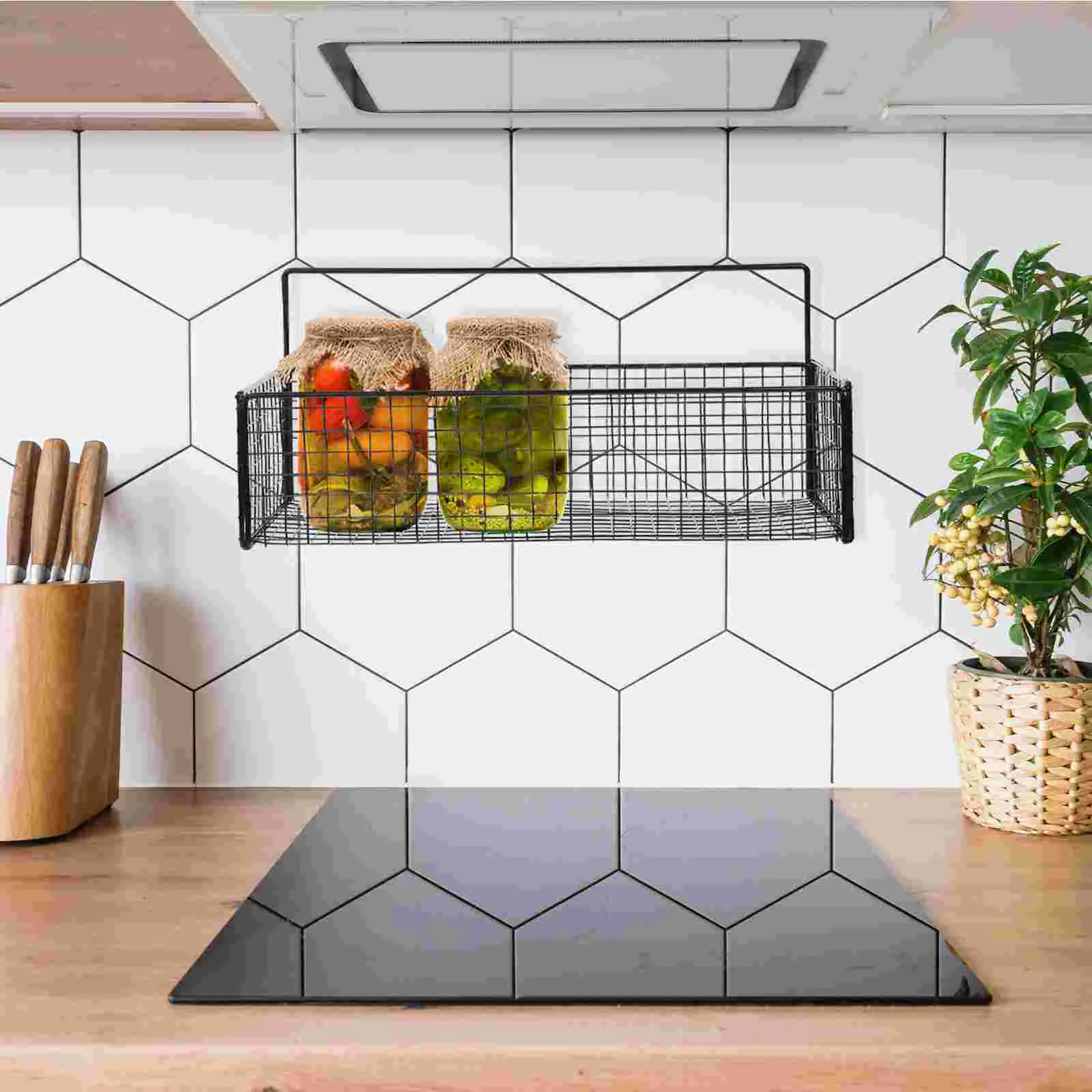 Wall Shelf Fruits Container Storage Baskets Kitchen for Crate Garlic Hanging Metallic Line
Wall Shelf Fruits Container Storage Baskets Kitchen for Crate Garlic Hanging Metallic Line