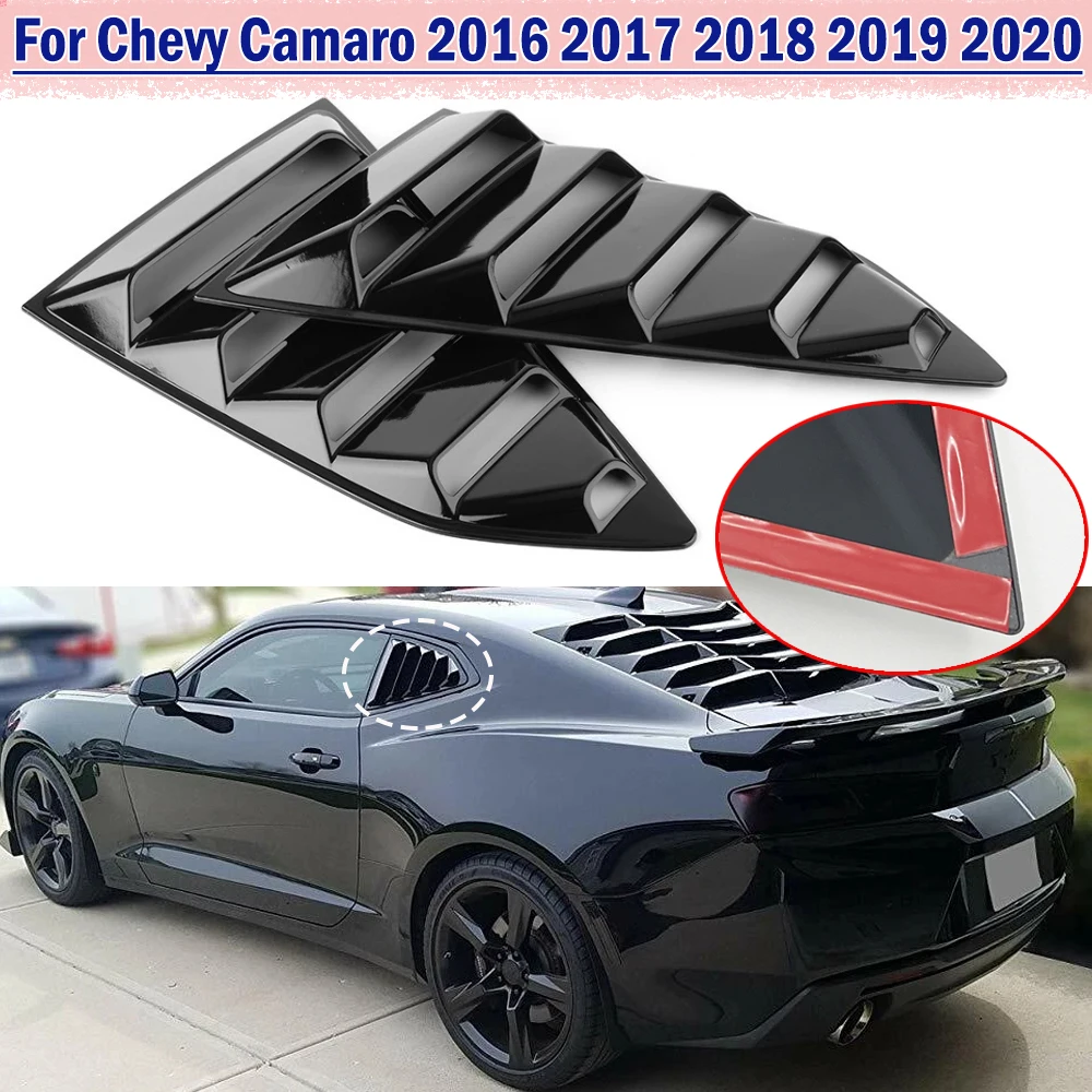 For Chevrolet Camaro 2016-2020 Rear Quarter Side Window Louvers Side Vent Trim Car Rear Shutter Cover Decorative Accessory
For Chevrolet Camaro 2016-2020 Rear Quarter Side Window Louvers Side Vent Trim Car Rear Shutter Cover Decorative Accessory