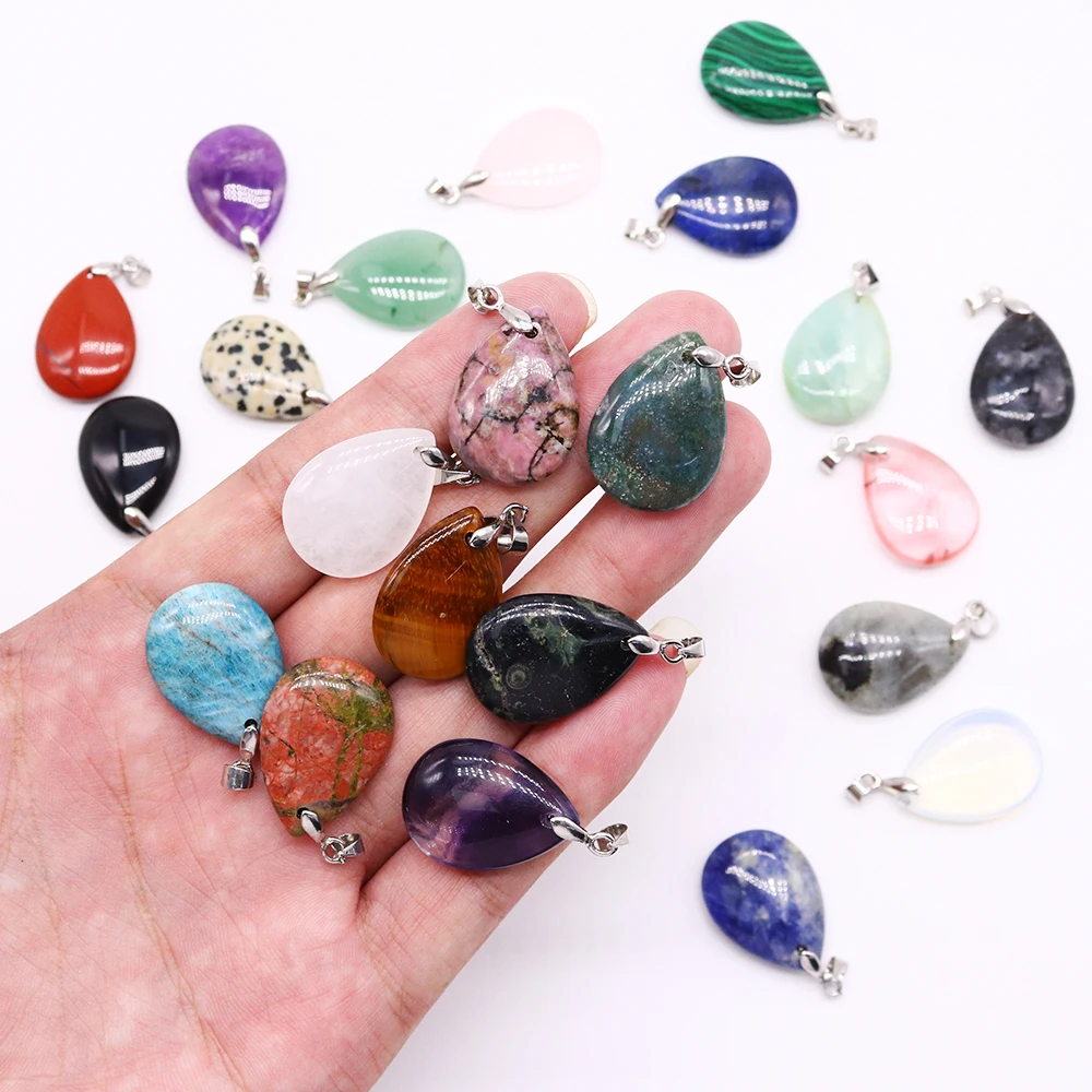 Fashion Natural Stone Necklace Pendant Water Drop Shape Quartzs Agates Pendant Stone for DIY Jewelry Necklace Accessories Gifts
Fashion Natural Stone Necklace Pendant Water Drop Shape Quartzs Agates Pendant Stone for DIY Jewelry Necklace Accessories Gifts