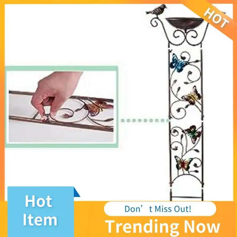 CMHI-Outdoor Bird Bath Butterfly Garden Trellis Yard Decoration Metal Baths Bowl With Plant Climbing Frame
CMHI-Outdoor Bird Bath Butterfly Garden Trellis Yard Decoration Metal Baths Bowl With Plant Climbing Frame