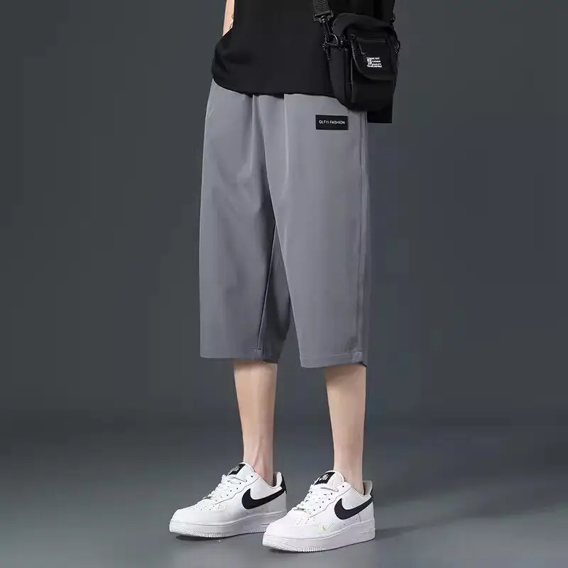 Ice Silk Seven-Foot Pants Men's Summer Thin Loose Casual Versatile Breathable Sports Shorts Youthful Vitality Straight Leg Fit
Ice Silk Seven-Foot Pants Men's Summer Thin Loose Casual Versatile Breathable Sports Shorts Youthful Vitality Straight Leg Fit