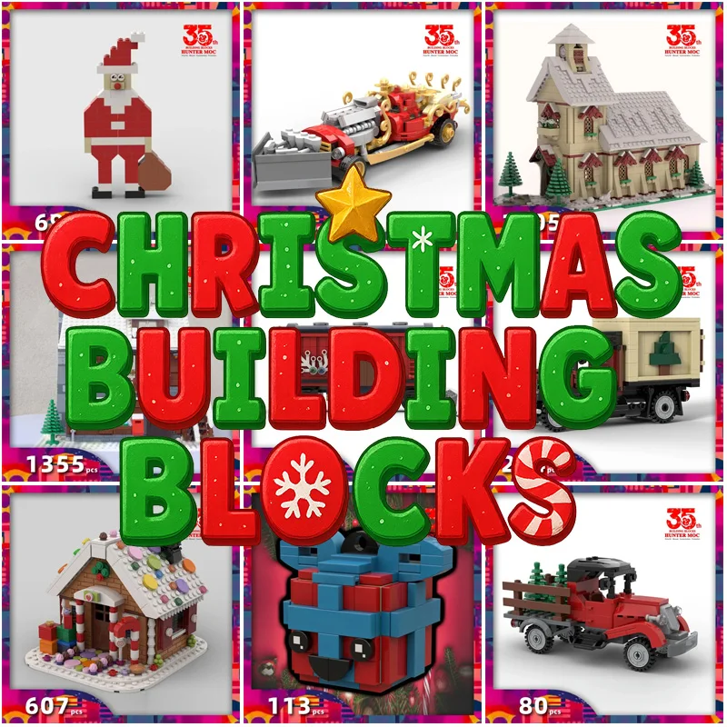2025 Christmas Village Building Blocks for Adults - Build a Santa-visited Vacation House & Xmas Train
2025 Christmas Village Building Blocks for Adults - Build a Santa-visited Vacation House & Xmas Train
