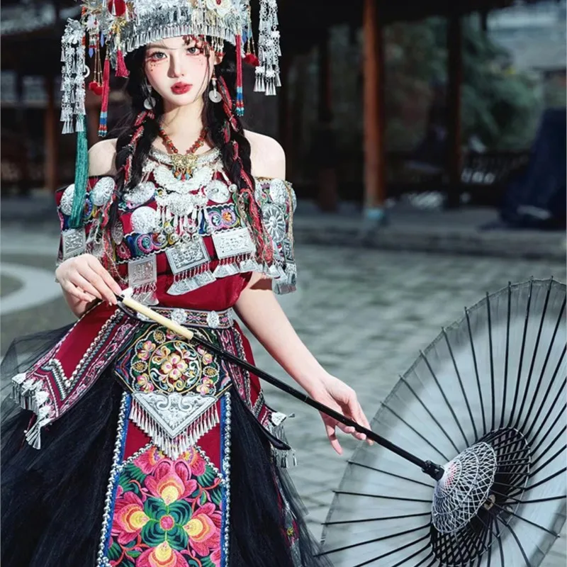 New women's clothing ethnic headwear performance costumes photography and photo shoots
New women's clothing ethnic headwear performance costumes photography and photo shoots