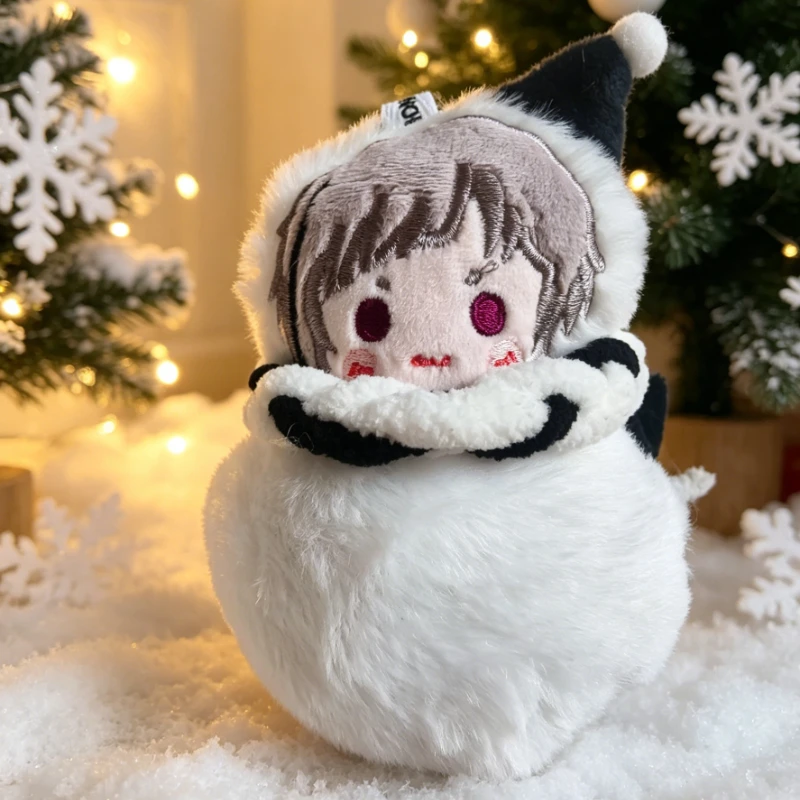 Bungo Stray Dogs cartoon cute chibi snowman plush doll keychain kawaii 2D figure backpack charm anime merchandise wholesale
Bungo Stray Dogs cartoon cute chibi snowman plush doll keychain kawaii 2D figure backpack charm anime merchandise wholesale