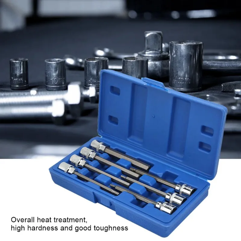 BIESUO 7pcs 3/8 Square Socket Bit with 1/8 3/16 7/32 1/4 9/32 5/16 3/8 Hex Extend Long Bit Socket Set
BIESUO 7pcs 3/8 Square Socket Bit with 1/8 3/16 7/32 1/4 9/32 5/16 3/8 Hex Extend Long Bit Socket Set