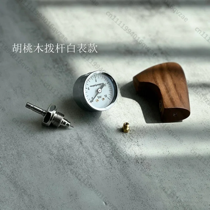 E61 Brewing Head Coffee Machine Modification Accessories, Needle Type Water Flow Limit Viewership of Valve Lever Pressure Gauge
E61 Brewing Head Coffee Machine Modification Accessories, Needle Type Water Flow Limit Viewership of Valve Lever Pressure Gauge