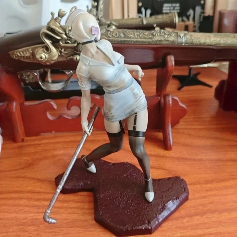 Hot Original In Stock KONAMI Silent Hill 2 Triangle Head Bubble Head Nurse Game Figure Scene Model Collection Ornament Toys Gift
Hot Original In Stock KONAMI Silent Hill 2 Triangle Head Bubble Head Nurse Game Figure Scene Model Collection Ornament Toys Gift