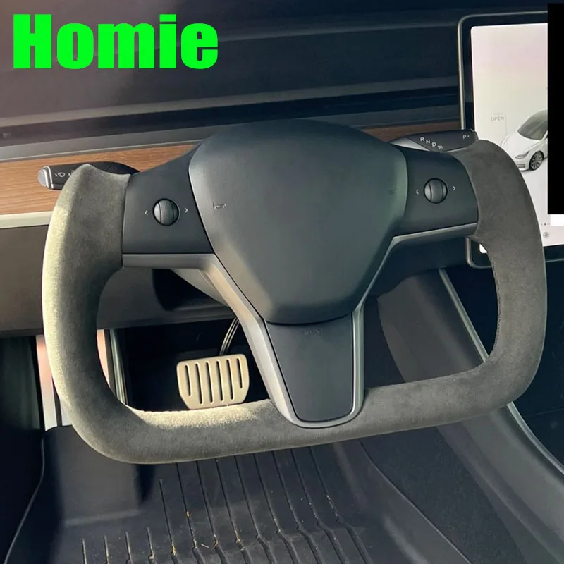 Yoke Alcantara Steering Wheel For Tesla Model Y Model 3 2017 2018 2019 2020 2021 2022
Yoke Alcantara Steering Wheel For Tesla Model Y Model 3 2017 2018 2019 2020 2021 2022