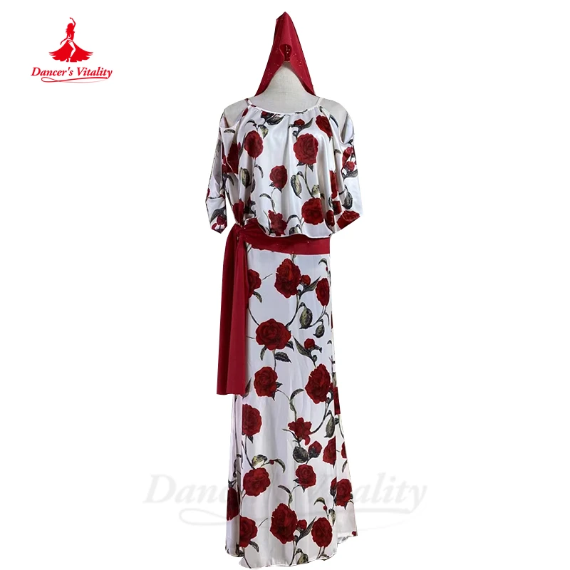 Belly Dance Performance Costumes Suit for Female Printing Long Sleeves Top+skirt 2pcs Customsized Child Adult Oriental Outfit
Belly Dance Performance Costumes Suit for Female Printing Long Sleeves Top+skirt 2pcs Customsized Child Adult Oriental Outfit