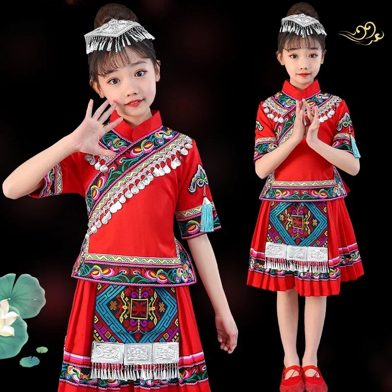 Chinese Traditional Hmong Costume Miao Dance National Perform Dance Wear Girls Minority Classical Stage Dance Modern Dress
Chinese Traditional Hmong Costume Miao Dance National Perform Dance Wear Girls Minority Classical Stage Dance Modern Dress
