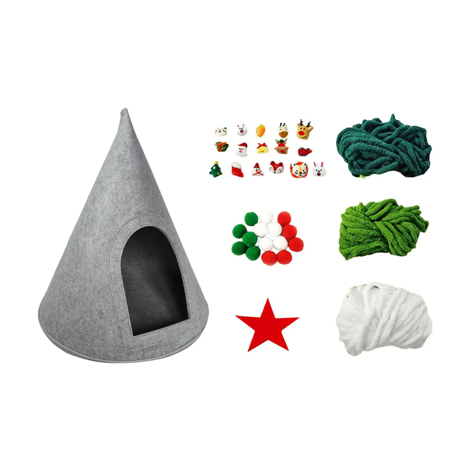 Christmas Tree Cat Bed Cat Nest Christmas Decoration Cute Comfortable Shelter Puppy Kennel Xmas Cave Beds Pet Bed Cat House
Christmas Tree Cat Bed Cat Nest Christmas Decoration Cute Comfortable Shelter Puppy Kennel Xmas Cave Beds Pet Bed Cat House