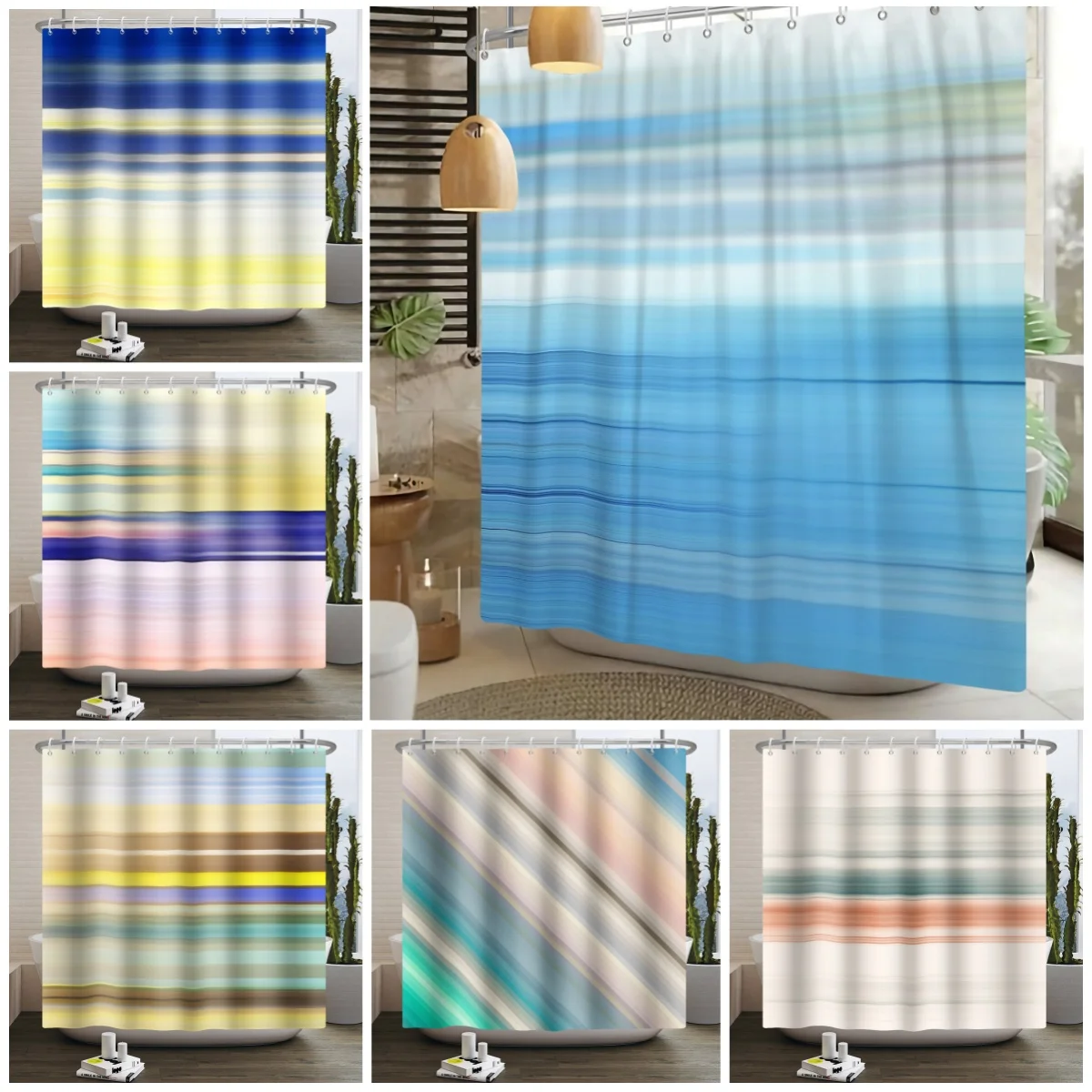 Gradient Colorful Colors Shower Curtain Nordic Art Design Bathroom Curtain Home Decor Bath Screens Bathroom Polyester Curtains
Gradient Colorful Colors Shower Curtain Nordic Art Design Bathroom Curtain Home Decor Bath Screens Bathroom Polyester Curtains