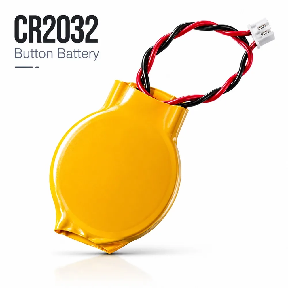 CR2032 Battery, 220mAh 3V, BIOS CMOS 2-pin, Suitable for Computer and Laptop Motherboards, Removable Battery, with Adhesive.
CR2032 Battery, 220mAh 3V, BIOS CMOS 2-pin, Suitable for Computer and Laptop Motherboards, Removable Battery, with Adhesive.