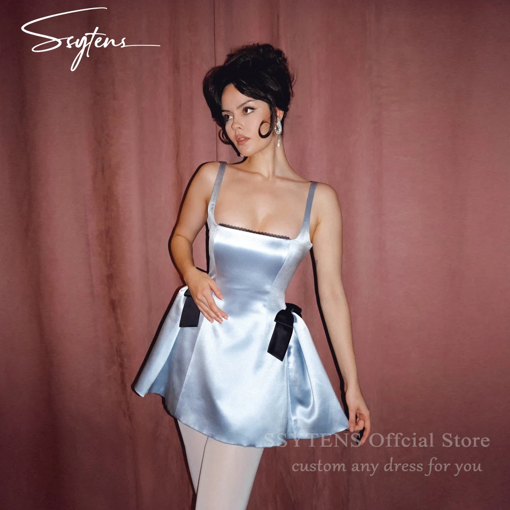 SSYTENS Customized Mini Prom Dresses Spaghetti Strapless فساتين سهرة Pleats Sleeveless Colum Short Wedding Party Dress
SSYTENS Customized Mini Prom Dresses Spaghetti Strapless فساتين سهرة Pleats Sleeveless Colum Short Wedding Party Dress