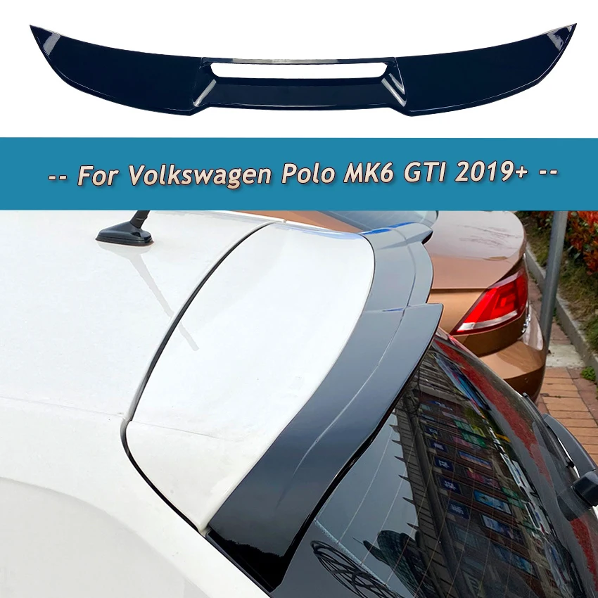 Подходит для Volkswagen Polo MK6 Polo GTI 2019 + верхнее крыло и задний спойлер Внешние детали модификация глянцевый черный корпус комплекты 
Подходит для Volkswagen Polo MK6 Polo GTI 2019 + верхнее крыло и задний спойлер Внешние детали модификация глянцевый черный корпус комплекты