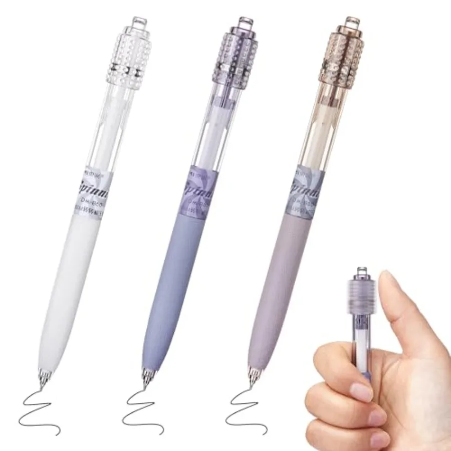 Гелевые ручки Fidget Spinning, 3 шт., ручки для снятия стресса, 0,5 мм, черные чернильные ручки, быстросохнущая шариковая ручка с тонкими точками, гладкая шариковая ручка для письма для Jourlin
Гелевые ручки Fidget Spinning, 3 шт., ручки для снятия стресса, 0,5 мм, черные чернильные ручки, быстросохнущая шариковая ручка с тонкими точками, гладкая шариковая ручка для письма для Jourlin