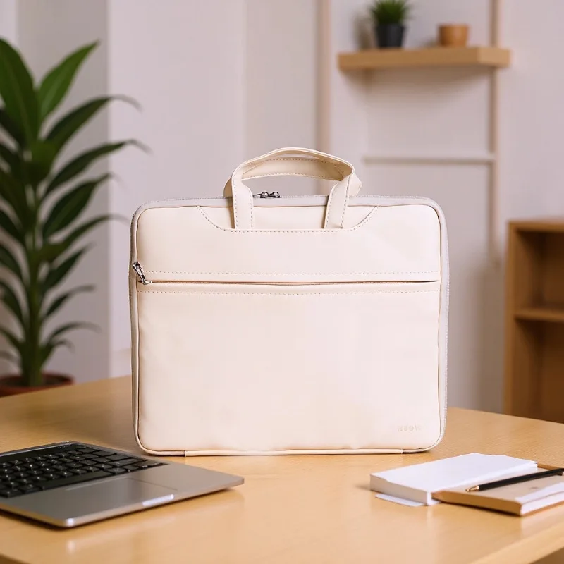 Laptop laptop bag fully open and closed men's and women's briefcases are suitable for simple business gray
Laptop laptop bag fully open and closed men's and women's briefcases are suitable for simple business gray
