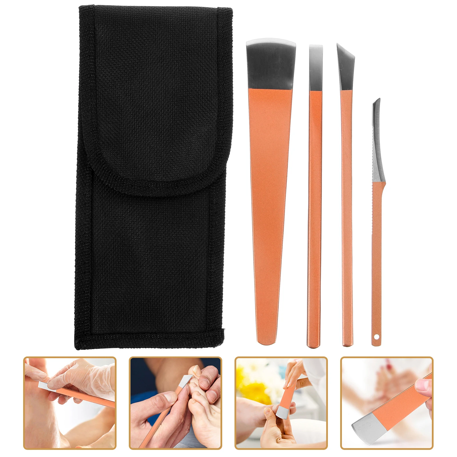 1 set Rose Kit Foot Care Tools Dead Skin Remover Portable Ingrown Toenail Trimmer Cuticle Trimming Knives
1 set Rose Kit Foot Care Tools Dead Skin Remover Portable Ingrown Toenail Trimmer Cuticle Trimming Knives