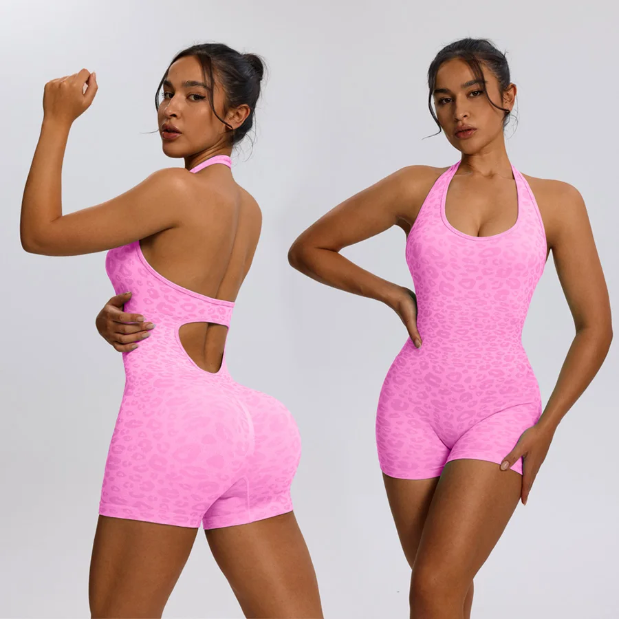 Trendy Sexy Leopard Women Jumpsuits Sport Yoga Clothes Rompers Sportswear Woman Gym Combi-pants Fitness Overalls Shorts Bodysuit
Trendy Sexy Leopard Women Jumpsuits Sport Yoga Clothes Rompers Sportswear Woman Gym Combi-pants Fitness Overalls Shorts Bodysuit