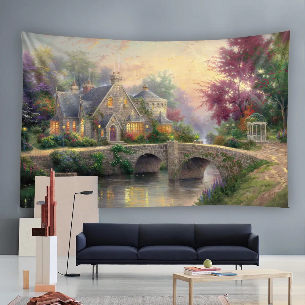 Vintage Oil Painting Tapestry Wall Hanging Cloth Rural Scenery Home Decor Aesthetics Multiple Sizes Suitable for Any Room
Vintage Oil Painting Tapestry Wall Hanging Cloth Rural Scenery Home Decor Aesthetics Multiple Sizes Suitable for Any Room