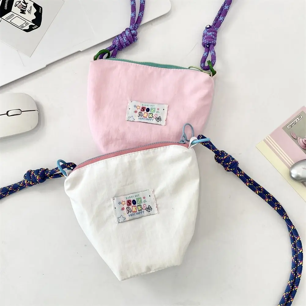 Fashion Sweet Dopamine Color Purse Candy Color Leisure Canvas Bucket Bag Casual Nylon Rope Crossbody Phone Purse Students
Fashion Sweet Dopamine Color Purse Candy Color Leisure Canvas Bucket Bag Casual Nylon Rope Crossbody Phone Purse Students