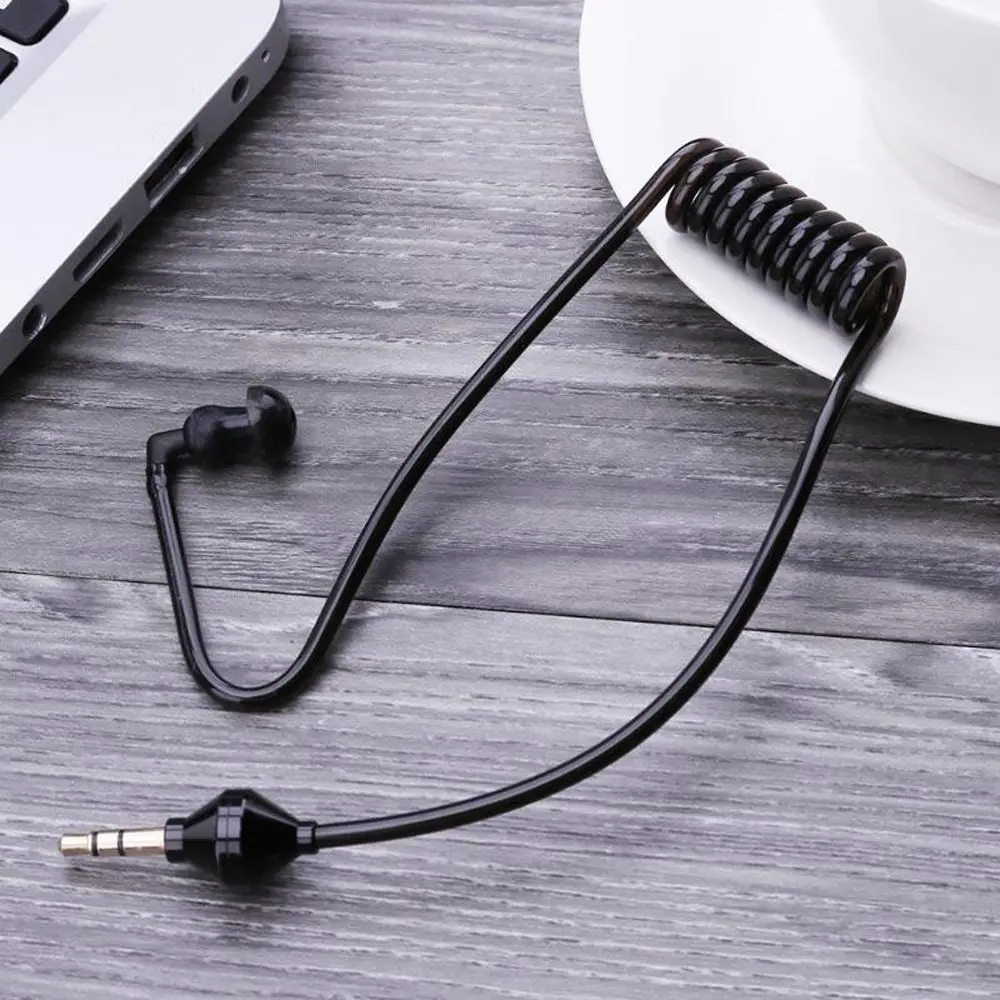 Coiled Cables Mono Stereo Air Tube Earphone Anti-radiation Headset Headphone
Coiled Cables Mono Stereo Air Tube Earphone Anti-radiation Headset Headphone