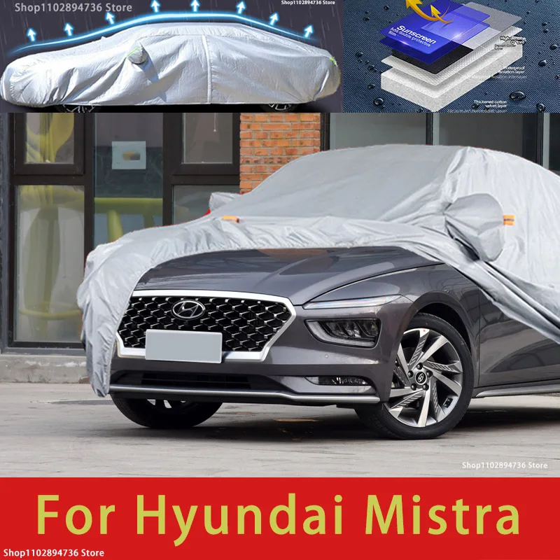 For Hyundai Mistra Fit Outdoor Protection Full Car Covers Snow Cover Sunshade Waterproof Dustproof Exterior Car accessories
For Hyundai Mistra Fit Outdoor Protection Full Car Covers Snow Cover Sunshade Waterproof Dustproof Exterior Car accessories