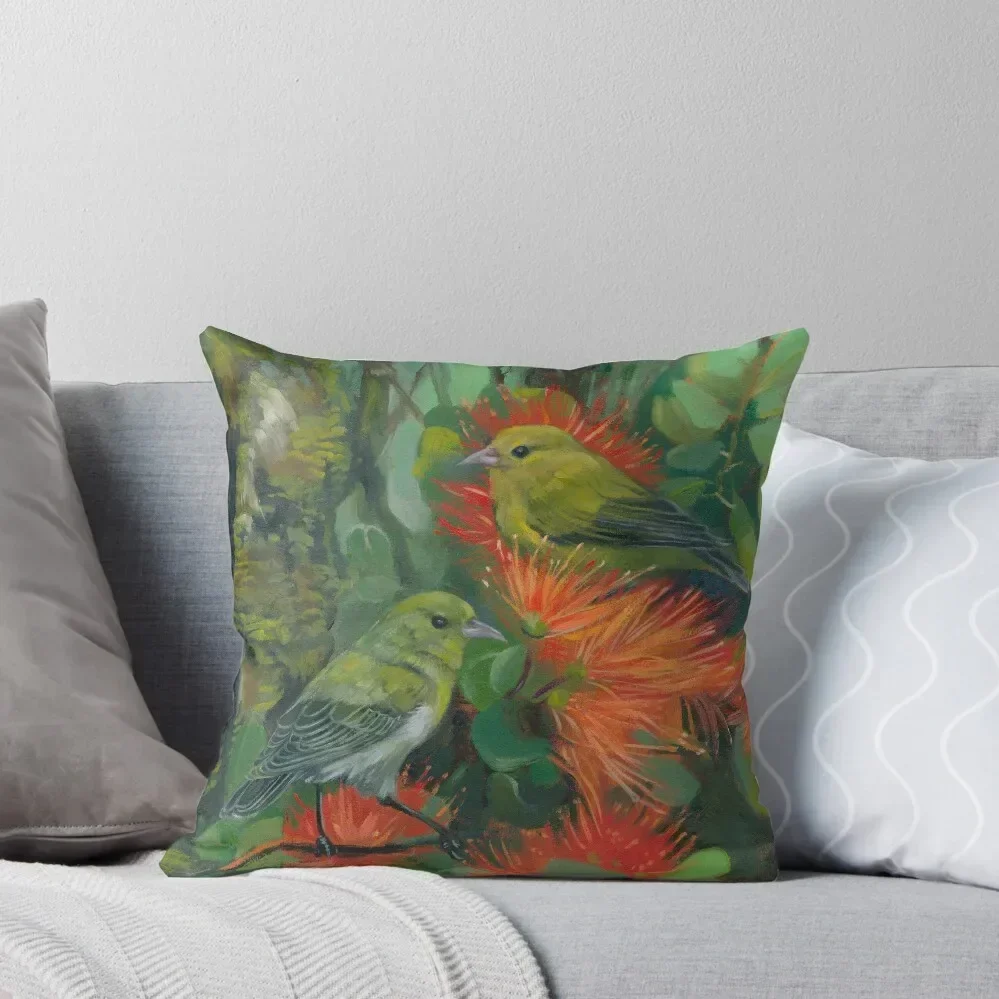 Anianiau with Orange Ohia Throw Pillow Decorative Cover For Living Room Sofa Pillow Cover Sofa Cushion Cover pillow
Anianiau with Orange Ohia Throw Pillow Decorative Cover For Living Room Sofa Pillow Cover Sofa Cushion Cover pillow