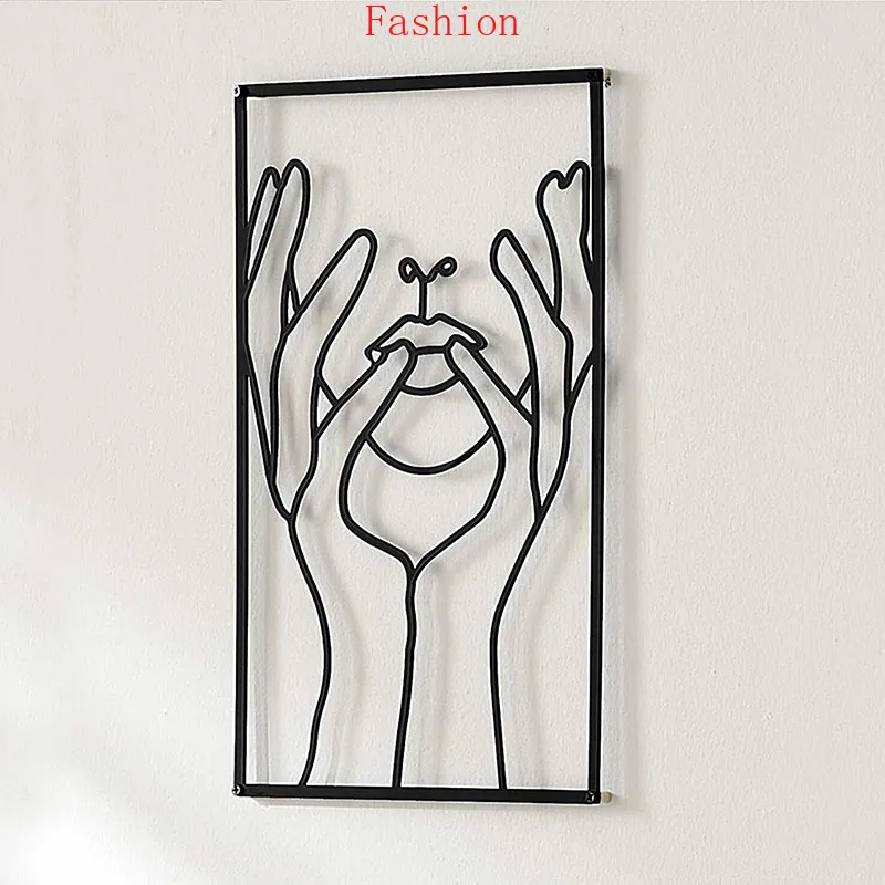 Modern Abstract Female Body Single Line Wall Sculptures for Bedroom Home Living Room Interior Decoration Vintage Metal Plate wa
Modern Abstract Female Body Single Line Wall Sculptures for Bedroom Home Living Room Interior Decoration Vintage Metal Plate wa