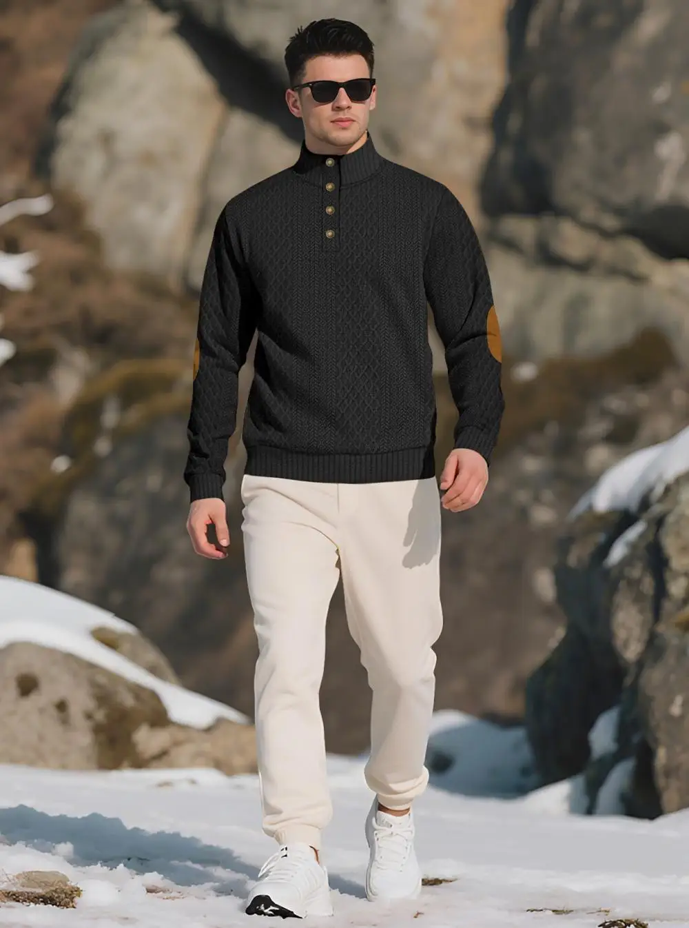 2026 Men's Spring and Autumn Hot Selling Fashionable Casual Stand Collar Long-Sleeved Jacquard Lapel Pullover Sweater
2026 Men's Spring and Autumn Hot Selling Fashionable Casual Stand Collar Long-Sleeved Jacquard Lapel Pullover Sweater