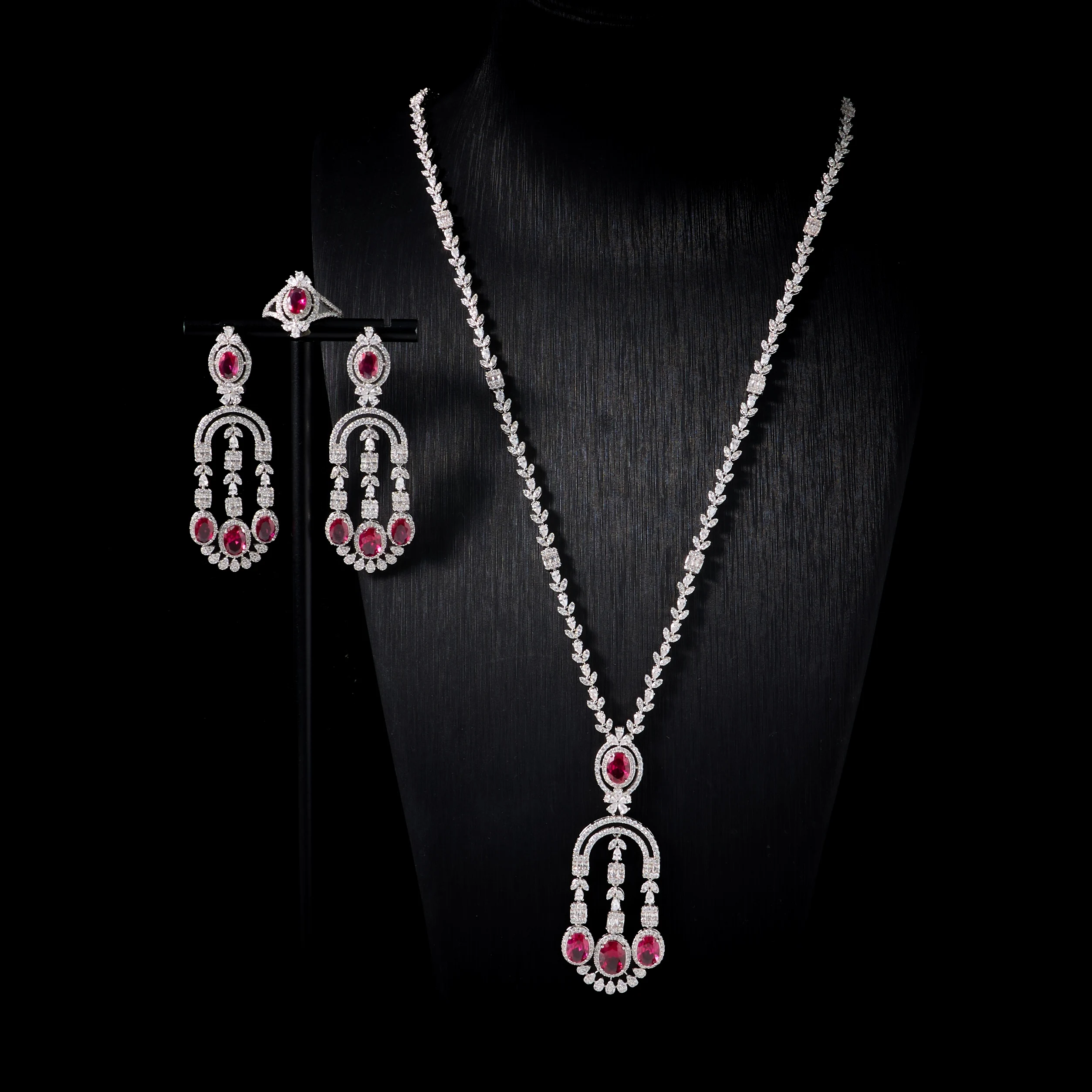 IN JEWELIFE Luxury Women Bridal Long Necklace Set Cubic Zirconia Jewellery for Woman Wedding Party Elegant Long Necklace Sets
IN JEWELIFE Luxury Women Bridal Long Necklace Set Cubic Zirconia Jewellery for Woman Wedding Party Elegant Long Necklace Sets