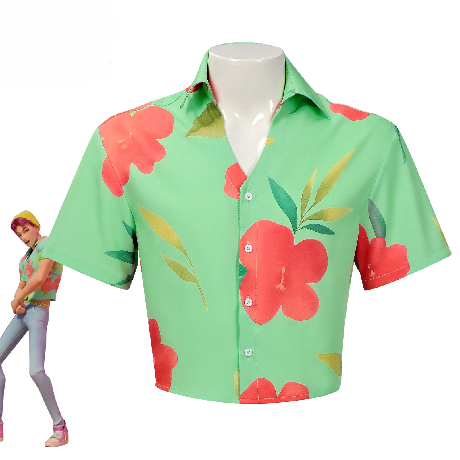 2025 Hot Saja Boys Cosplay Green Shirt T Shirt Saja Boys Abby Roleplay Outfits Halloween Stage Performance Costume Carnival Suit
2025 Hot Saja Boys Cosplay Green Shirt T Shirt Saja Boys Abby Roleplay Outfits Halloween Stage Performance Costume Carnival Suit