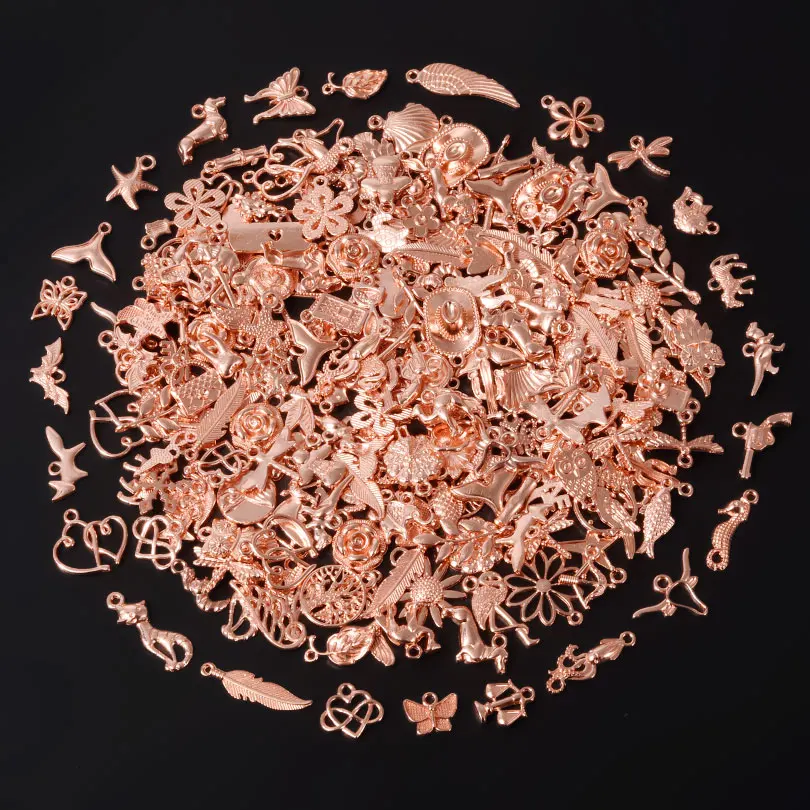 30/50/100Pcs Rose Gold Animal/ Architecture/ Plants Randomly Mixed Alloy Pendant DIY Jewelry Making Metal Findings Accessories
30/50/100Pcs Rose Gold Animal/ Architecture/ Plants Randomly Mixed Alloy Pendant DIY Jewelry Making Metal Findings Accessories