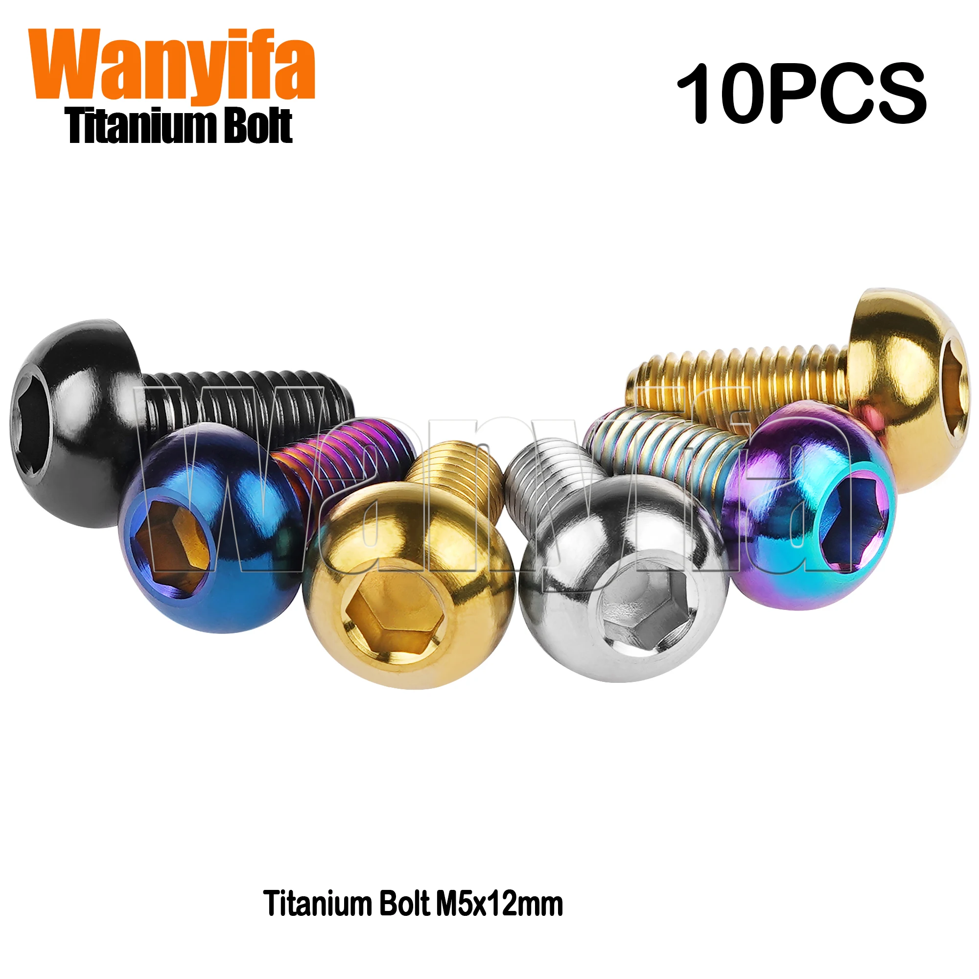 Wanyifa MTB Titanium Alloy Bike Bicycle M5x12mm Water Bottle Cage Fixing Bolts Air Pump Holder Bracket Fixed Screws 10Pcs
Wanyifa MTB Titanium Alloy Bike Bicycle M5x12mm Water Bottle Cage Fixing Bolts Air Pump Holder Bracket Fixed Screws 10Pcs