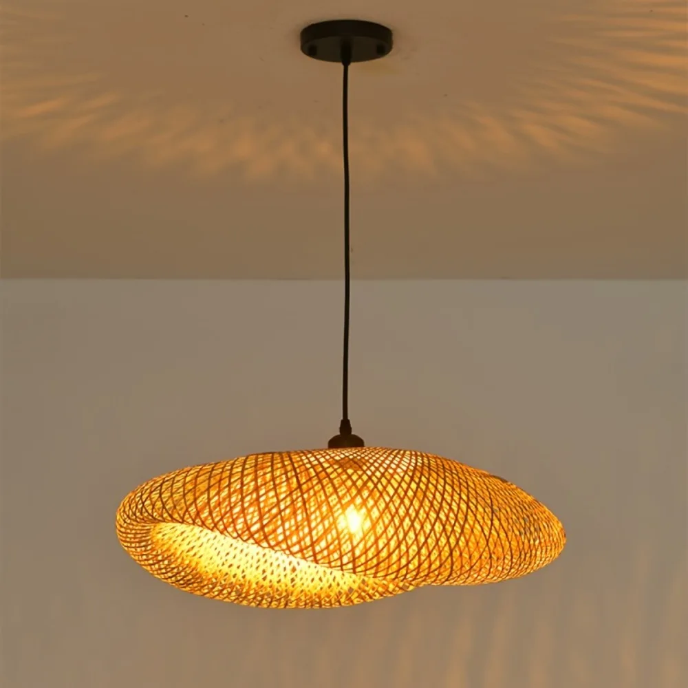 Handmade 40/50/60cm Bamboo Pendant Light - Rustic Style Hanging Lamp Shade for Kitchen Island, Dining Room and Farmhouse Ceiling
Handmade 40/50/60cm Bamboo Pendant Light - Rustic Style Hanging Lamp Shade for Kitchen Island, Dining Room and Farmhouse Ceiling
