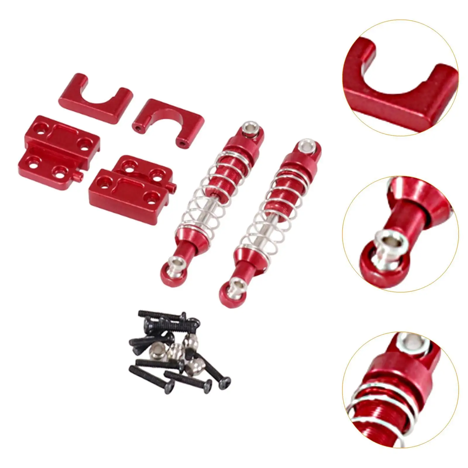 RC Rear Shock Absorber Set 1/12 Crawler Model DIY Accessories RC Car Truck