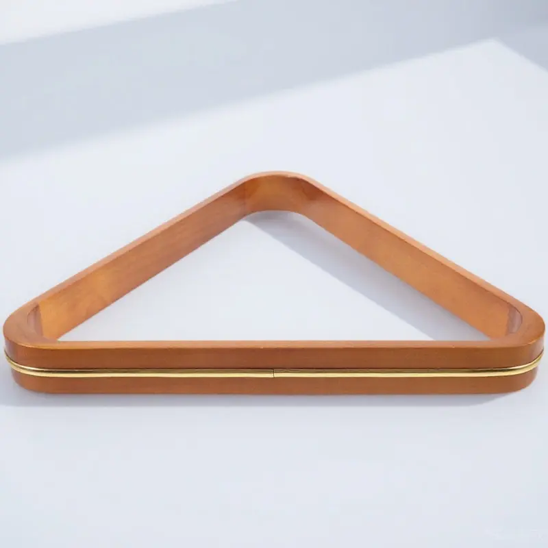 Billiard Frame Wood Solid Lightweight Triangle Rack Pool Table Balls Holder Snooker Ball Storage Organizer Billiard Net Frame
