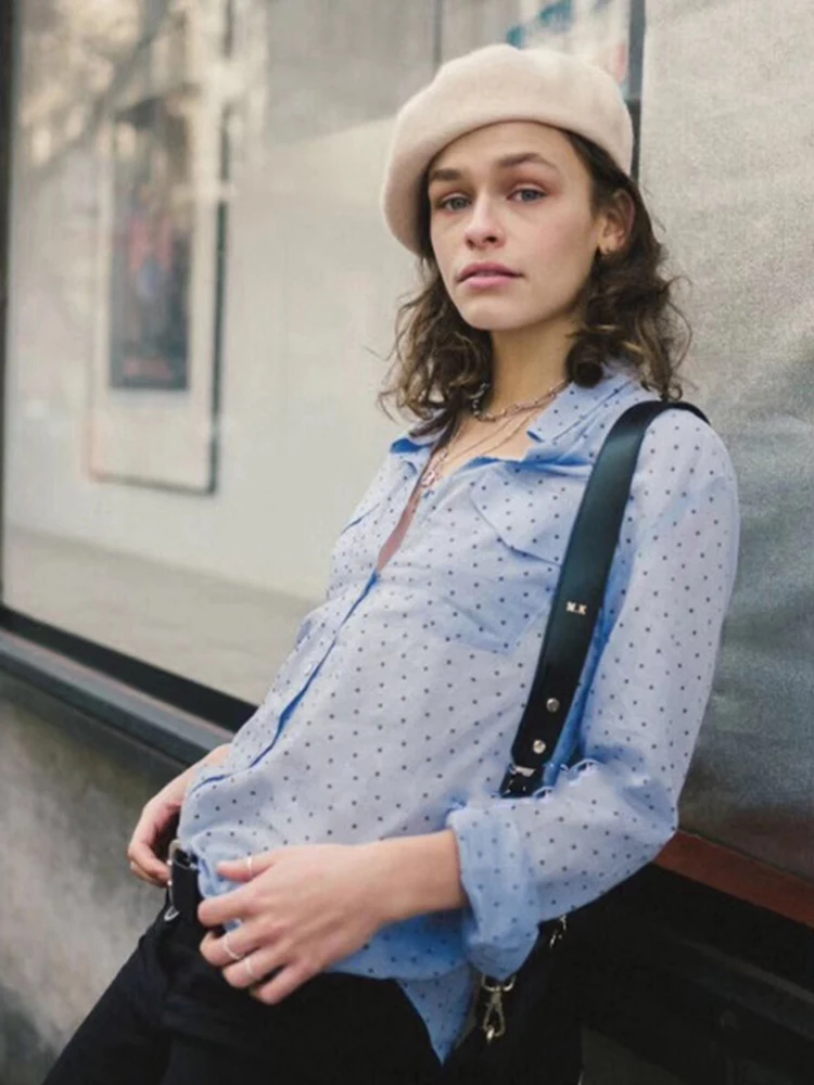Naturaleye Blue Gingham Check Slim Fit Women's Shirt Summer Commute Fashion Long Sleeve Translucent Chiffon Top Button down
Naturaleye Blue Gingham Check Slim Fit Women's Shirt Summer Commute Fashion Long Sleeve Translucent Chiffon Top Button down