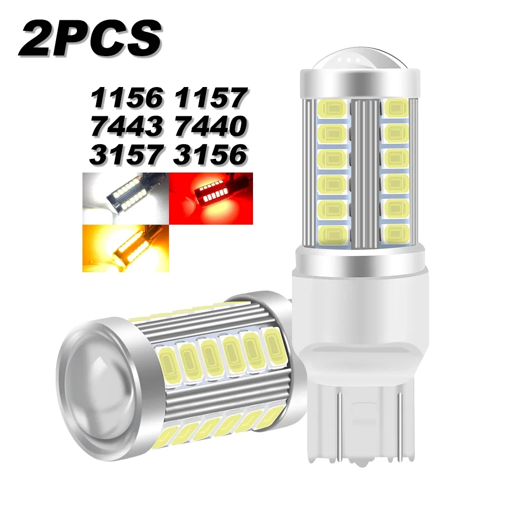 2pcs 7440 7443 LED Bulb Tail Lights Brake Super Bright T20 W21W 7441 7444 1156 1157 T25 3157 LED Stop Tail Brake Signal Lights
2pcs 7440 7443 LED Bulb Tail Lights Brake Super Bright T20 W21W 7441 7444 1156 1157 T25 3157 LED Stop Tail Brake Signal Lights
