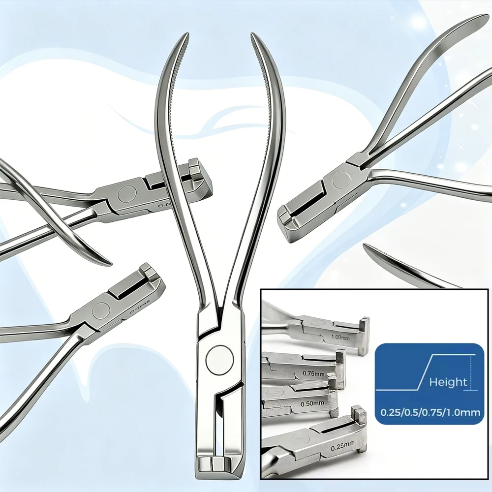 Stainless Steel Orthodontic Archwire Bending Plier for Precise Contouring and Shaping
Stainless Steel Orthodontic Archwire Bending Plier for Precise Contouring and Shaping