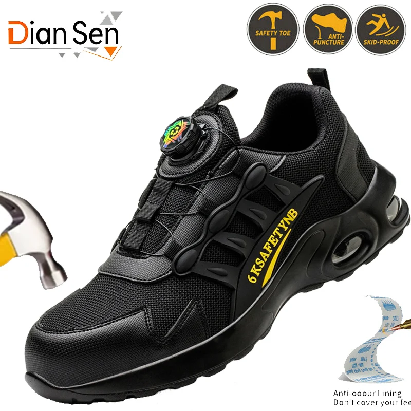 Мужская неразрушимая обувь, обувь для охраны труда, противоударная обувь, мужская походная защитная обувь, промышленная рабочая обувь с поворотной кнопкой
Мужская неразрушимая обувь, обувь для охраны труда, противоударная обувь, мужская походная защитная обувь, промышленная рабочая обувь с поворотной кнопкой