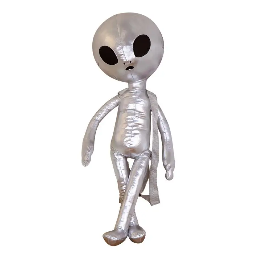 Christmas Candy Gift Wrao Bag Alien Backpack Holographic Rucksack Plush Stuffed Doll Toys Casual Bag Party Favor for Kids Silver
Christmas Candy Gift Wrao Bag Alien Backpack Holographic Rucksack Plush Stuffed Doll Toys Casual Bag Party Favor for Kids Silver