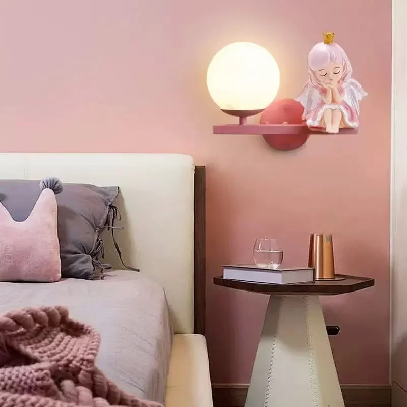 Modern Children's Room Cartoon Background Wall Lighting Creative Astronaut Bedroom Bedside Home-applicant Decor Sconce Lamps
Modern Children's Room Cartoon Background Wall Lighting Creative Astronaut Bedroom Bedside Home-applicant Decor Sconce Lamps