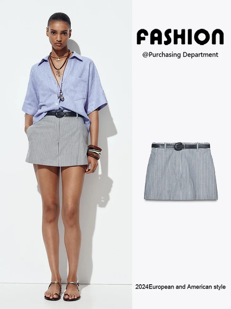 Новые летние женские повседневные удобные легкие свободные юбка-брюки в полоску с поясом Maturi Sle, этнический сценический костюм, коллекция 2025 года
Новые летние женские повседневные удобные легкие свободные юбка-брюки в полоску с поясом Maturi Sle, этнический сценический костюм, коллекция 2025 года